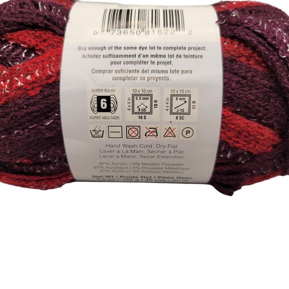 Red Heart Boutique Sashay Tango and Mambo 100 Gram 30 Yards Each - Picture 4 of 6